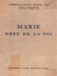 Marie Mère De La Foi