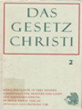 Das Gesetz Christi II: Moraltheologie