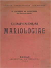 Image of Compendium Mariologiae