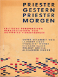 Image of Priester Gestern Priester Morgen / Gottfried Hierzenberger (Herausgegeben)