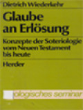 Glaube An Erlösung: Konzepte Der Soteriologie Vom Neuen Testament Bis Heute