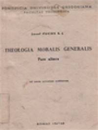 Image of Theologia Moralis Generalis