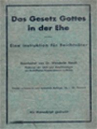 Image of Das Gesetz Gottes In Der Ehe: Eine Instruktion Für Beichtväter