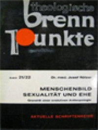 Image of Menschenbild Sexualität Und Ehe: Grundriss Einer Evolutiven Anthropologie