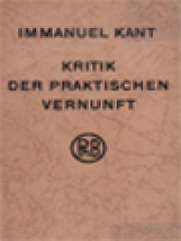 Image of Kritik Der Praktischen Vernunft