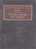 Von Der Macht Des Gemüts