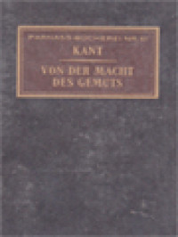 Image of Von Der Macht Des Gemüts