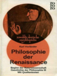 Image of Philosophie Der Renaissance: Beginn Der Naturwissenschaft Geschichte Der Philosophie III. Mit Quellentexten