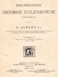 Enchiridion Historiae Ecclesiasticae Universae I