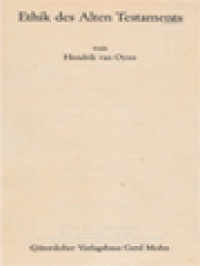 Image of Ethik Des Alten Testaments