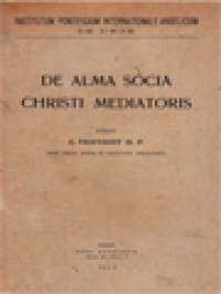 Image of De Alma Socia Christi Mediatoris