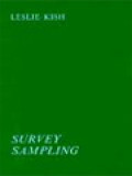 Survey Sampling I, II