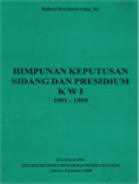 Himpunan Keputusan Sidang Dan Presidium KWI 1991-1999