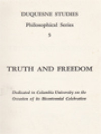 Image of Truth And Freedom