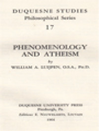 Image of Phenomenology And Atheism