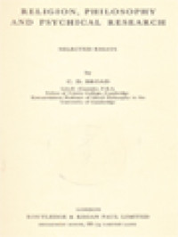Image of Religion, Philosophy And Psychical Research (Selected Essays)