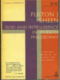 Image of God And Intelligence In Modern Philosophy: A Critical Study In The Light Of The Philosophy Of Saint Thomas