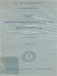 Image of The Phenomenological Movement: A Historical Introduction I