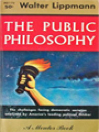 The Public Philosophy