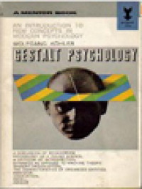 Image of Gestalt Psychology: An Introduction To New Concepts In Modern Psychology