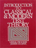 Introduction To Classical & Modern Test Theory