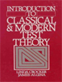 Image of Introduction To Classical & Modern Test Theory