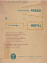 Perkembangan Pribadi Dan Keseimbangan Mental II