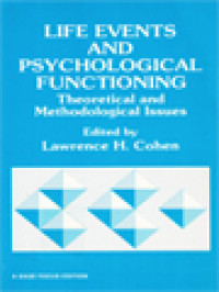 Image of Life Events And Psychological Functioning: Theoretical And Methodological Issues / Lawrence H. Cohen (Edited)