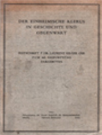 Image of Der Einheimische Klerus In Geschichte Und Gegenwart