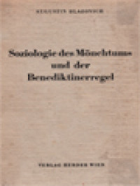 Image of Soziologie Des Mönchtums Und Der Benediktinerregel