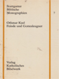 Image of Feinde Und Gottesleugner: Studien Zum Image Der Widersacher In Den Individualpsalmen