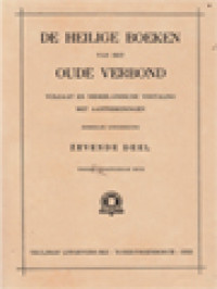 De Heilige Boeken Van Het Oude Verbond VII: De Kleine Profeten