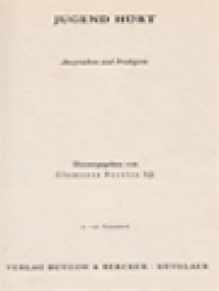 Image of Jugend Hört: Ansprachen Und Predigten