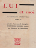 Lui Et Moi: Entretiens Spirituels VI