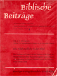 Biblische Beiträge 3: Die Nächstenliebe In Der Bibel