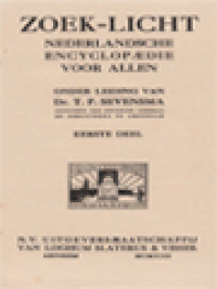 Image of Zoek-Licht: Nederlandsche Encyclopaedie voor Allen I
