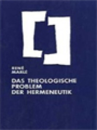Image of Das Theologische Problem Der Hermeneutik