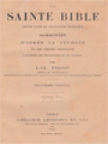 La Sainte Bible Commentée D'après La Vulgate Et Les Textes Originaux VIII