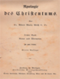 Image of Apologie Des Christentums III: Natur Und Übernatur 2