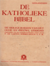 Image of De Katholieke Bijbel: De Heilige Boeken Van Het Oude En Nieuwe Verbond 5