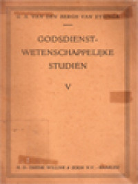 Image of Godsdienst Wetenschappelijke Studiën V
