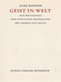 Geist In Welt: Zur Metaphysik Der Endlichen Erkenntnis Bei Thomas Von Aquin