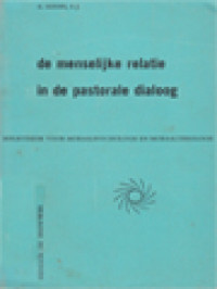 Image of De Menselijke Relatie In De Pastorale Dialoog