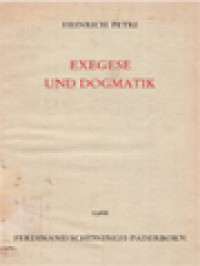 Image of Exegese Und Dogmatik: In Der Sicht Der Katholischen Theologie
