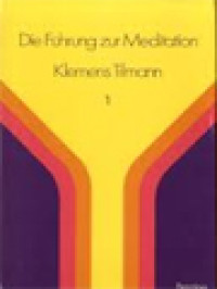 Image of Die Führung Zur Meditation I: Ein Werkbuch