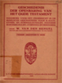 Geschiedenis Der Openbaring Van Het Oude Testament