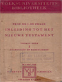 Image of Inleiding Tot Het Nieuwe Testament I: Evangeliën En Handelingen