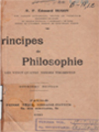 Image of Principes De Philosophie