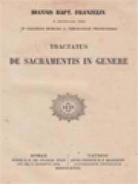 Tractatus De Sacramentis In Genere