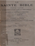 La Sainte Bible: Texte Latin IV. Paralipomènes, Esdras-Néhémie, Tobie, Judith, Esther, Job